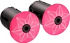 Two bicycle handlebar end plugs with a star pattern. Produktbild-Vorschau