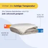 Bettdecke Mikrofaser 400g / m² CALGARY Taupe & Leinen Produktbild-Vorschau 10