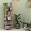 Bücherregal Vicco Novaro Bambus 48.3 x 140.3 cm mit 6 Produktbild-Vorschau 3