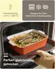 Grand plat à gratin Praknu - Plat à lasagnes en céramique - Voir les images du produit 5