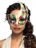 Maschera occhi veneziana colorata con glitter - Taglia Anteprima dell’immagine prodotto 1