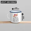 Trendation - Glühwein Emaille Tasse Lustig Spruch Produktbild-Vorschau 3