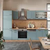 Küchenzeile Vicco R-Line Blau-Grau/Goldkraft Eiche 300 cm , Produktbild-Vorschau 5