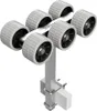 6-násobné Válečky spuštění vozíku lodní přívěs pneumatiky Náhled obrázku produktu 1