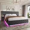 A bedroom with a large upholstered bed, bedside tables, and decorative elements. Náhled obrázku produktu