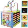 Drewniana kostka edukacyjna manipulacyjna sorter Podgląd zdjęcia produktu 1