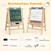 Doppelseitige Kindertafel aus Holz, höhenverstellbare 3 in Produktbild-Vorschau 4