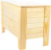 STOLMAK Gartenbox aus Holz 166 l 80x52x40 cm Natur Produktbild-Vorschau 6