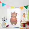 Mr. & Mrs. Panda Geburtstagskarte Geburtstag Bär Torte - Produktbild-Vorschau 4