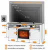 Parrot Uncle TV-Schrank mit Kamin 173cm, Weiß Modern, MDF & Produktbild-Vorschau 3