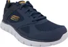 A single blue athletic shoe is shown against a white background. Produktbild-Vorschau