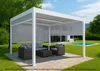 Alu Pergola HWC-L41 mit 3x Seitenwand, Lamellen-Pavillon, Produktbild-Vorschau 10