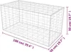 gabionový koš vidaXL z oceli 100×50×50 cm Náhled obrázku produktu 6