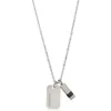 DIESEL Sieraden, Dubbele hanger, DX1156040, Herenketting Productafbeelding-voorbeeld 3