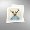 Poster - Poster ohne Rahmen - Hipster Anthropomorphismus Produktbild-Vorschau 3