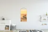 MuchoWow® Textilposter Löwen - Gras - Himmel 60x120 cm mit Produktbild-Vorschau 2