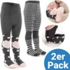 LaLoona Krabbel-Strumpfhose 2er Pack - Sterne Produktbild-Vorschau 1
