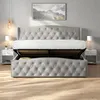 Fortuna Lai Boxspringbett 160x200 cm Doppelbett mit Produktbild-Vorschau 1