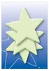 A stack of light green stars against a blue gradient background with faint white star outlines. Podgląd zdjęcia produktu