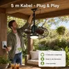 IP65 Outdoor Deckenventilator mit Stecker und Licht - 5m Produktbild-Vorschau 4