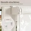 Blickdicht Rollo Seitenzugrollo ohne Bohren Klemmfix Muster Produktbild-Vorschau 4