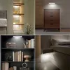 Collage of four images showing LED under-cabinet lights in different settings. Produktbild-Vorschau