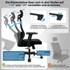 Bürostuhl,Chefsessel Wippfunktion 200kg belastbar Produktbild-Vorschau 4