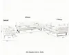 Sofa Set Jumeirah 3-Sitzer+3-Sitzer+Sessel in Samtstoff Produktbild-Vorschau 2