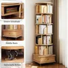 Bücherregal 360° drehbar mit Schublade und Universalrollen, Produktbild-Vorschau 6