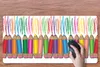 MuchoWow® Schreibtischunterlage Farbstift - Muster - Produktbild-Vorschau 3