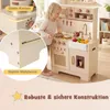 COSTWAY Cucina per bambini, cucina giocattolo con fornelli Anteprima dell’immagine prodotto 8