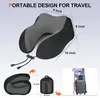 Reisekissen Memory Foam,Reisekissen mit Haube,Bequemes Produktbild-Vorschau 5