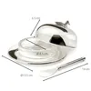 EDZARD Butterglocke Ente, Durchmesser 14 cm, edel Produktbild-Vorschau 2
