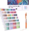Languo Acrylmarker Set, 144 Farben, 0,7mm Spitze, Gelstifte Produktbild-Vorschau 1
