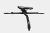 A black bicycle child seat is shown against a white background. Produktbild-Vorschau