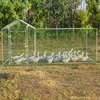XMTECH Poulailler 5x1x1,5m Enclos pour animaux Enclos Voir les images du produit 5