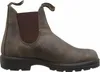 A side view of a brown leather boot. Produktbild-Vorschau