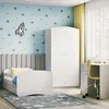 Kinderbett 160x80 mit Rausfallschutz, Lattenrost & Produktbild-Vorschau 4