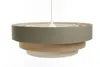Lampa wisząca ERUTAN TRIPLE zielona/beżowa/kremowa Podgląd zdjęcia produktu 6