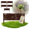 Floranica 5 kusů Vrbový plot 20 cm x 50 cm – Zahradní plot Náhled obrázku produktu 1