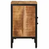 Nachttisch 40x30x52,5 cm Raues Massivholz Mango Produktbild-Vorschau 4