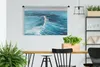 MuchoWow® Wandteppich Wandbehang Golf - Meer - Aquarell Produktbild-Vorschau 2
