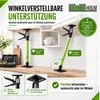 2x Einhandstütze 30-59 cm Montagestütze Teleskopstütze Produktbild-Vorschau 7