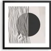 Gerahmtes Poster - Schwarzer Rahmen - Figuren Formen Produktbild-Vorschau 1
