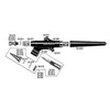 Badger Airbrushpistole 350-1M Spray Gun im Karton Airbrush Produktbild-Vorschau 3