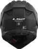LS2 MX702 Pioneer II casque de motocross solide, noir mat, Voir les images du produit 4