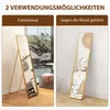 HOMCOM Celotelové zrkadlo 160 x 40 cm, vypuklé stojacie Náhľad obrázku produktu 5