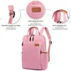 （Rosa）Rucksack Wasserdicht Laptop-Rucksack Freizeitrucksack Produktbild-Vorschau 3