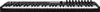 A black MIDI keyboard with white and black keys is shown against a white background. Produktbild-Vorschau