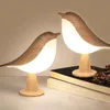2er 15cm Braun Vogel LED Nachtlicht USB LED Produktbild-Vorschau 1
